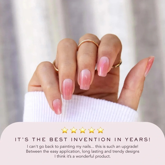 Manime STANDARD-SIZE STICK-ON GELS IN MOCHI OMBRE - Picture 9 of 9